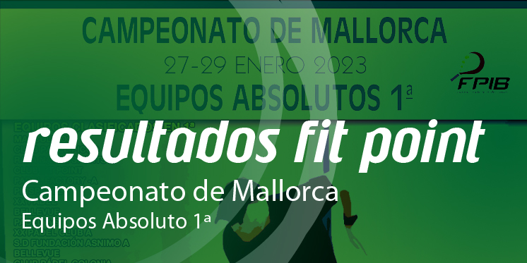 Resultados del Campeonato de Mallorca por equipos - 1ª Absoluta - 2023